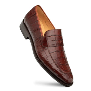 Mezlan Piccolo Alligator Penny Loafer