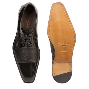 Mezlan Mens Mezlan Soka Classic Cap Toe Dress Shoe in Black