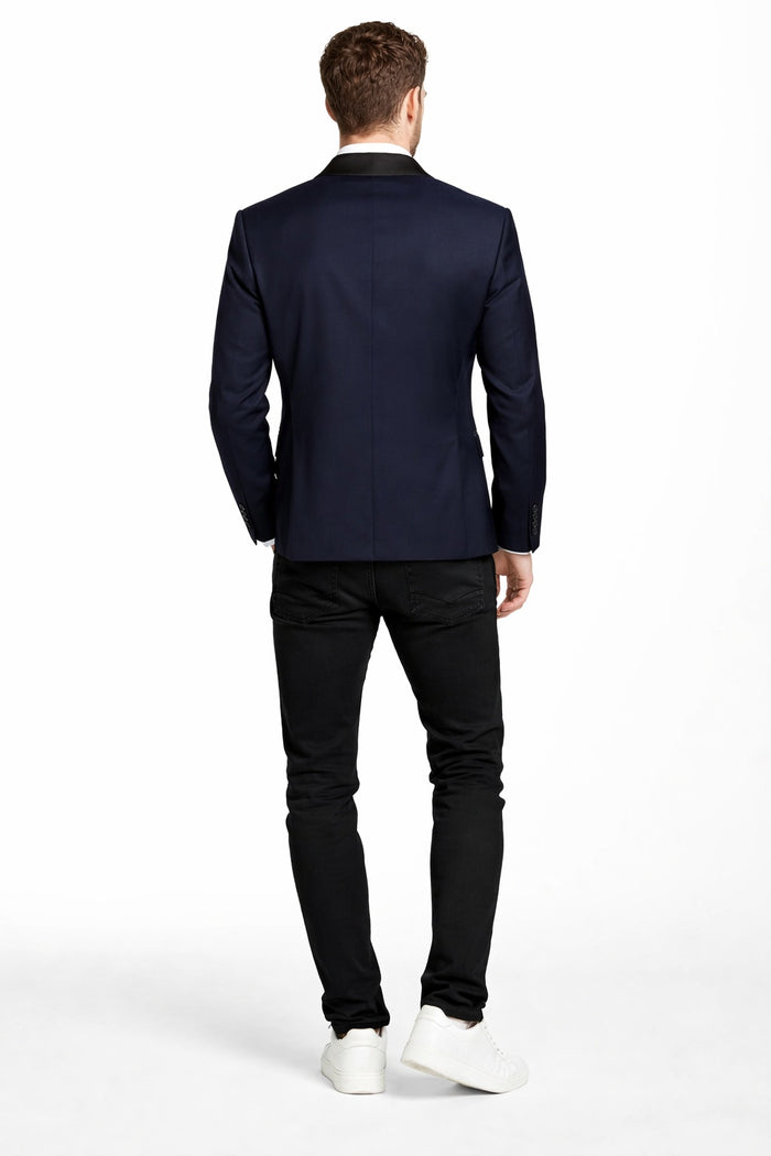 Men’s Midnight Blue Blazer – Classic & Modern Fit Dress Jacket
