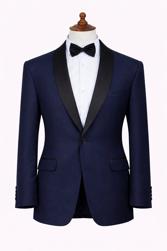 Men’s Midnight Blue Blazer – Classic & Modern Fit Dress Jacket