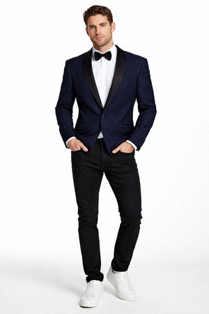 Men’s Midnight Blue Blazer – Classic & Modern Fit Dress Jacket