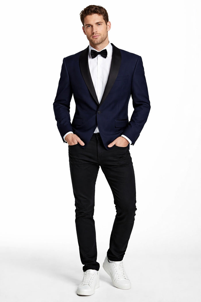 Men’s Midnight Blue Blazer – Classic & Modern Fit Dress Jacket