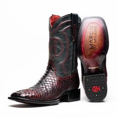 marco-di-milano-missouri-blackcherry-python-square-toe-cowboy-boots