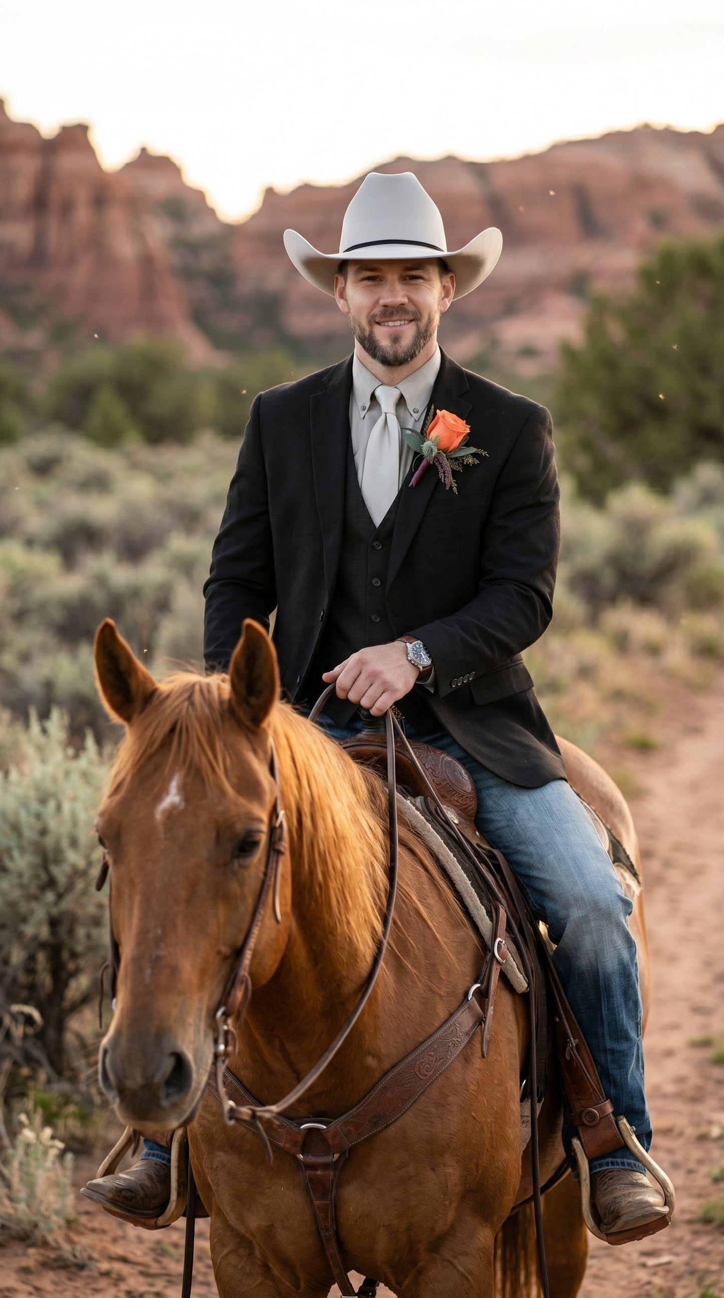 Men’s Western Style Blazer, Classic Cowboy Suit Jacket for Weddings and Country Events in Black, Navy, Sapphire Blue, Charcoal and Olive