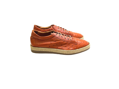 P0103 Monaco Genuine Ostrich- Tan