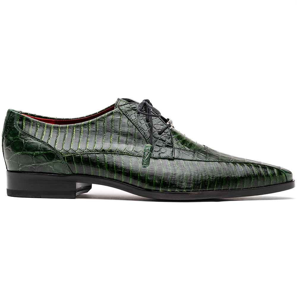 Marco Di Milano Moncalieri Green Dress Derby Oxfords
