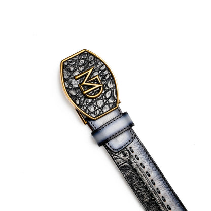 Marco Di Milano Montana Belt - Stone Gray Leather Loafer