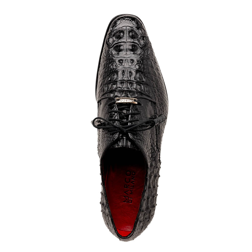 Marco Di Milano Nilo Black Nile Crocodile Derby Shoe