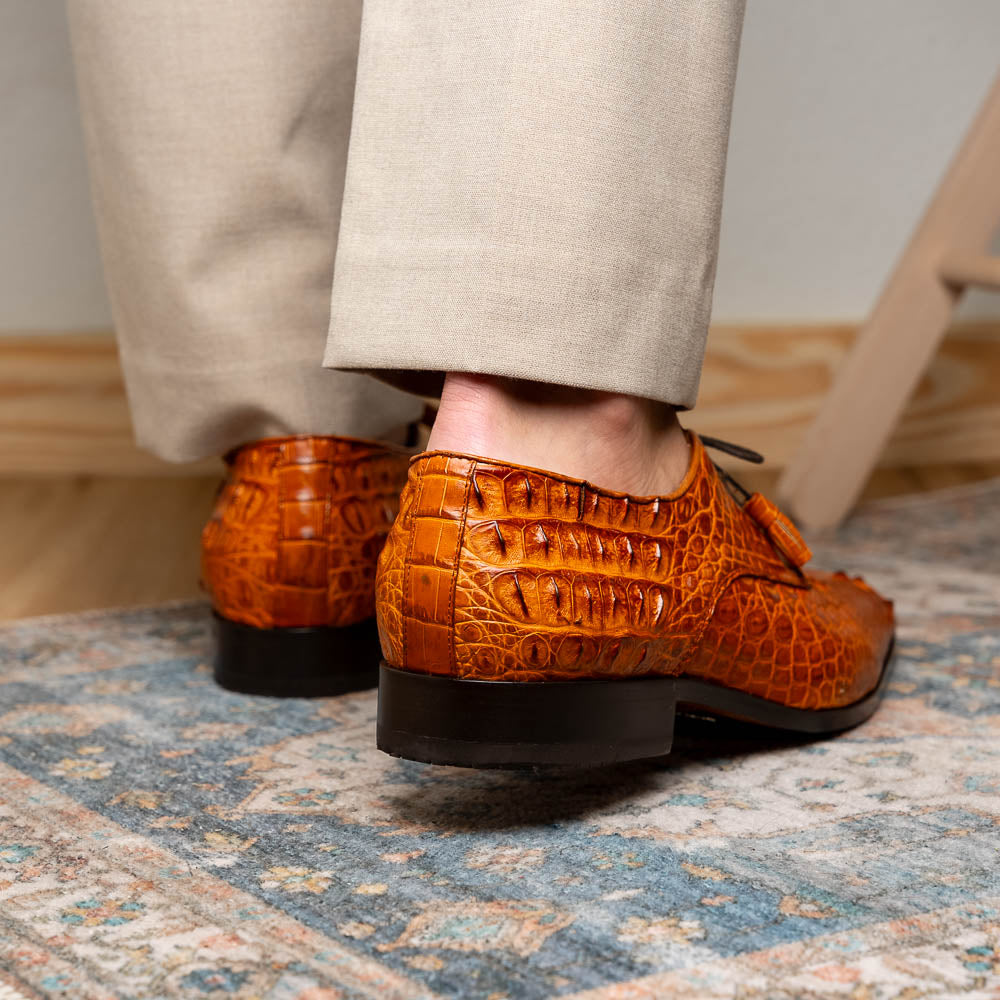 Marco Di Milano Nilo Brandy Leather Luxury Shoe