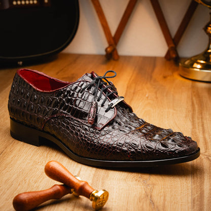 Marco Di Milano Nilo Wine Leather Oxford