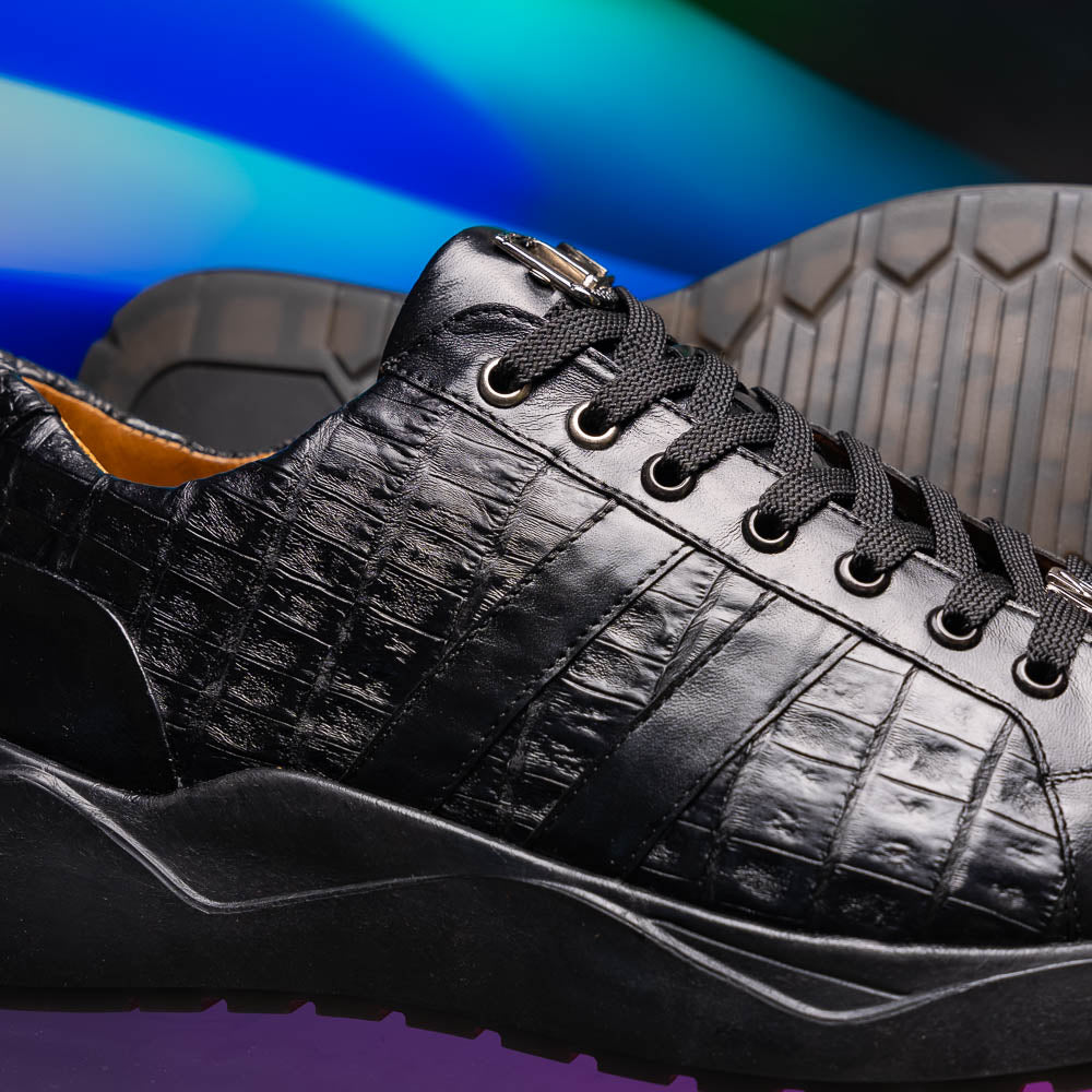 Marco Di Milano Nino Black Leather Luxury Oxford