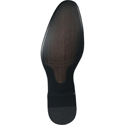 Bravo Mens Modern Slip On Velvet Tuxedo Loafer in Burgundy - Men's Dress Shoes