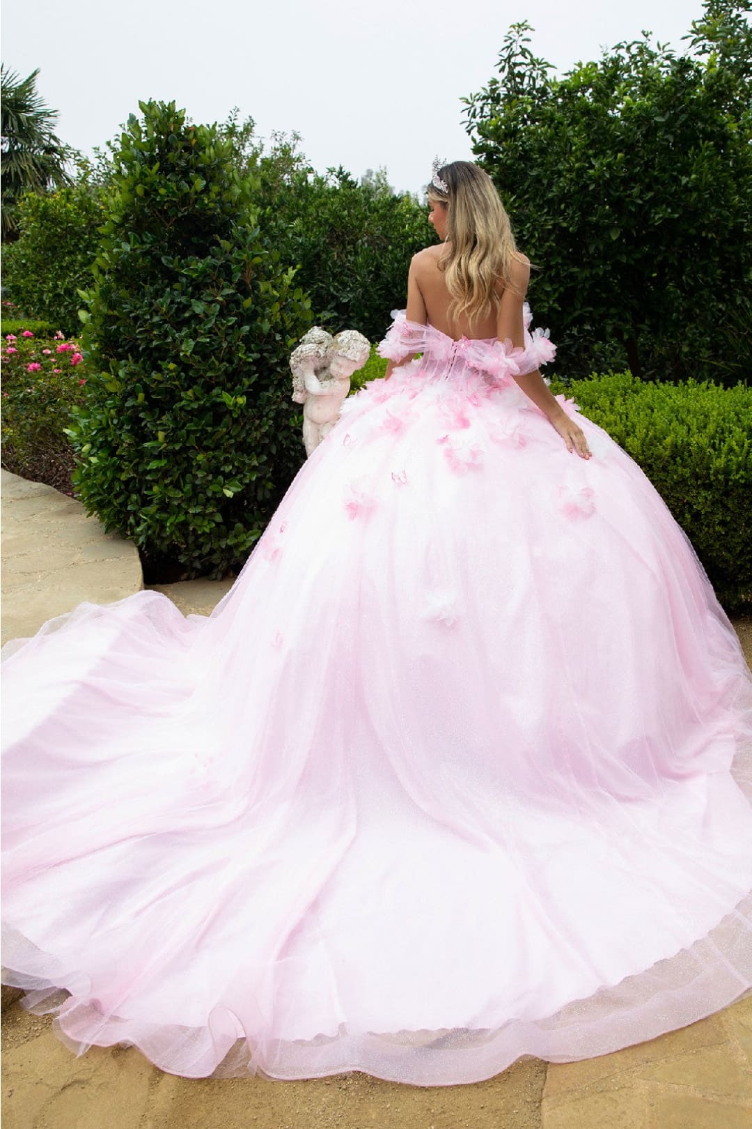 Off Shoulder Corset Ball Gown by GLS Gloria GL3608 - Quinceanera Dresses