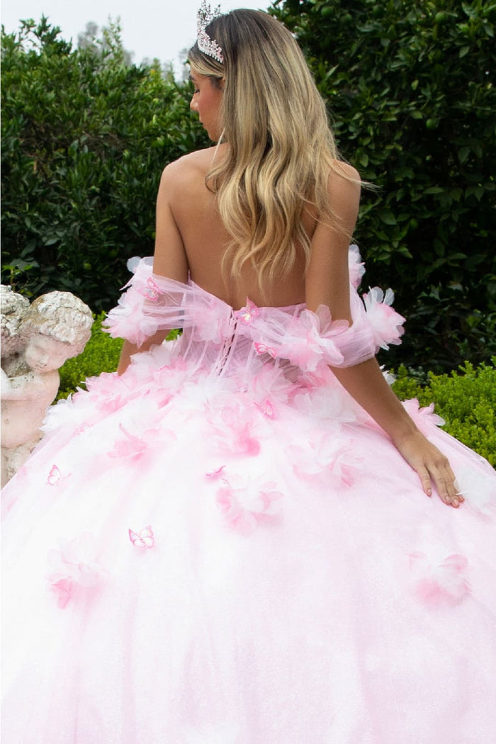 Off Shoulder Corset Ball Gown by GLS Gloria GL3608