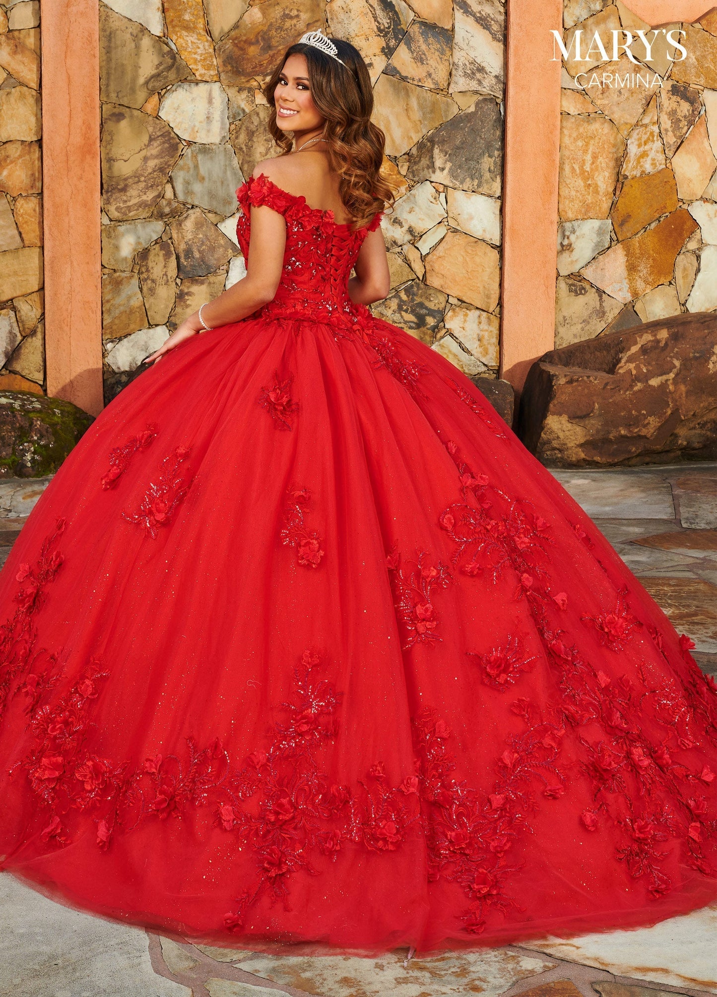 Mary's Bridal MQ1108 Off Shoulder Quinceanera Dress