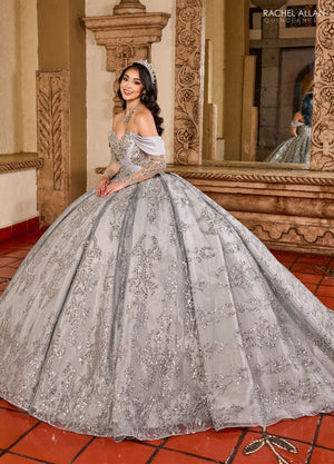 Rachel Allan RQ2194 Off Shoulder Quinceanera Dress