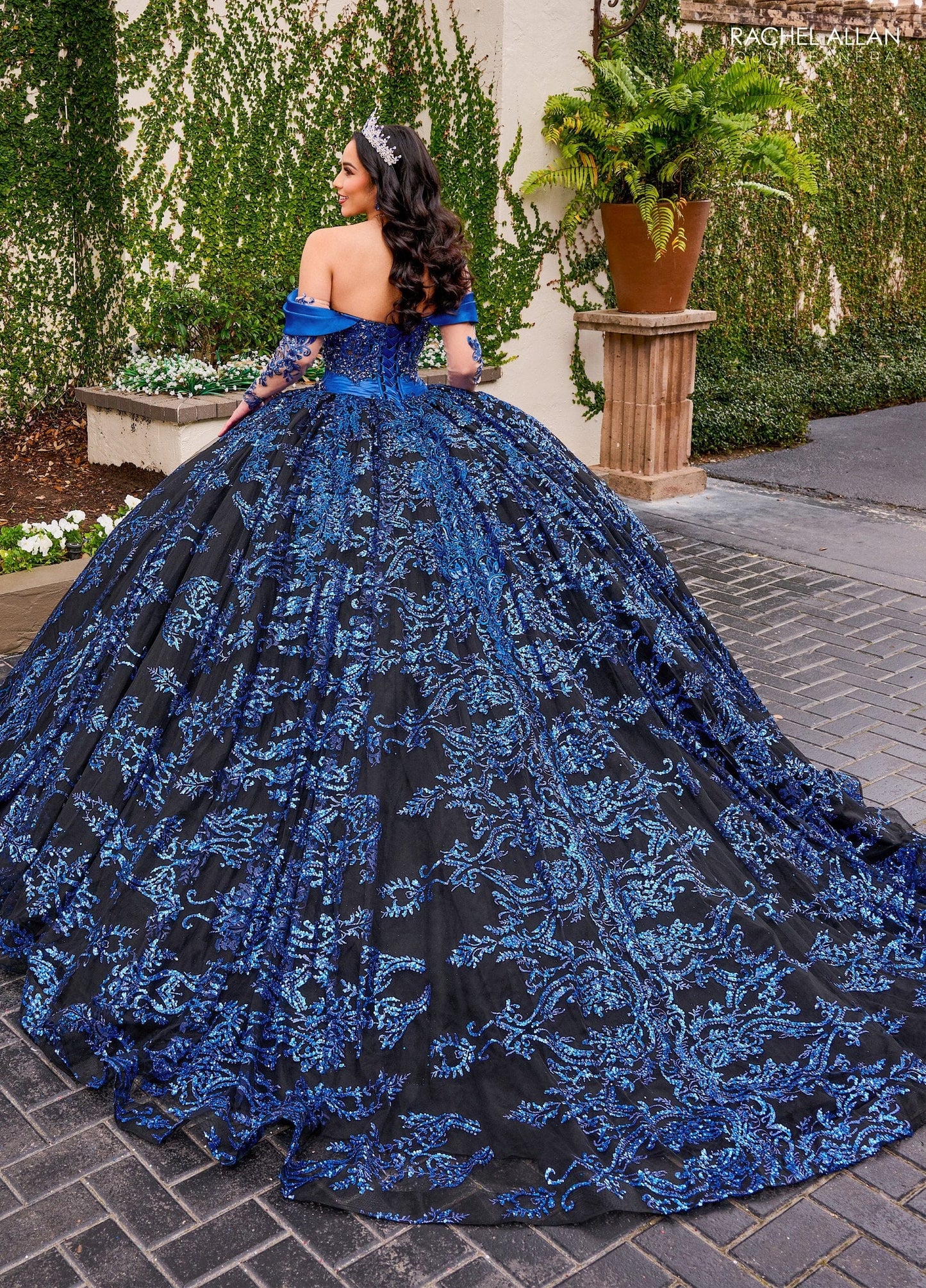 Rachel Allan RQ2194 Off Shoulder Quinceanera Dress