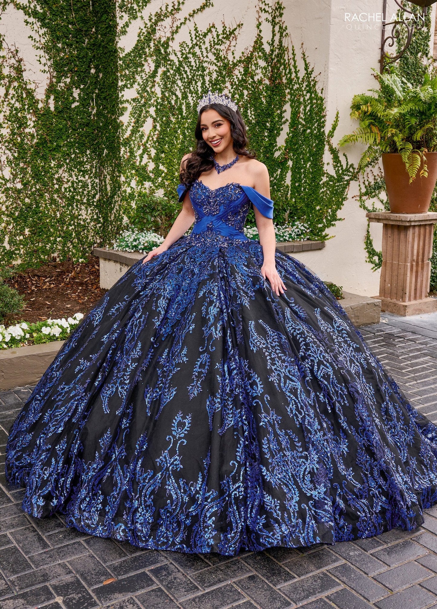 Rachel Allan RQ2194 Off Shoulder Quinceanera Dress