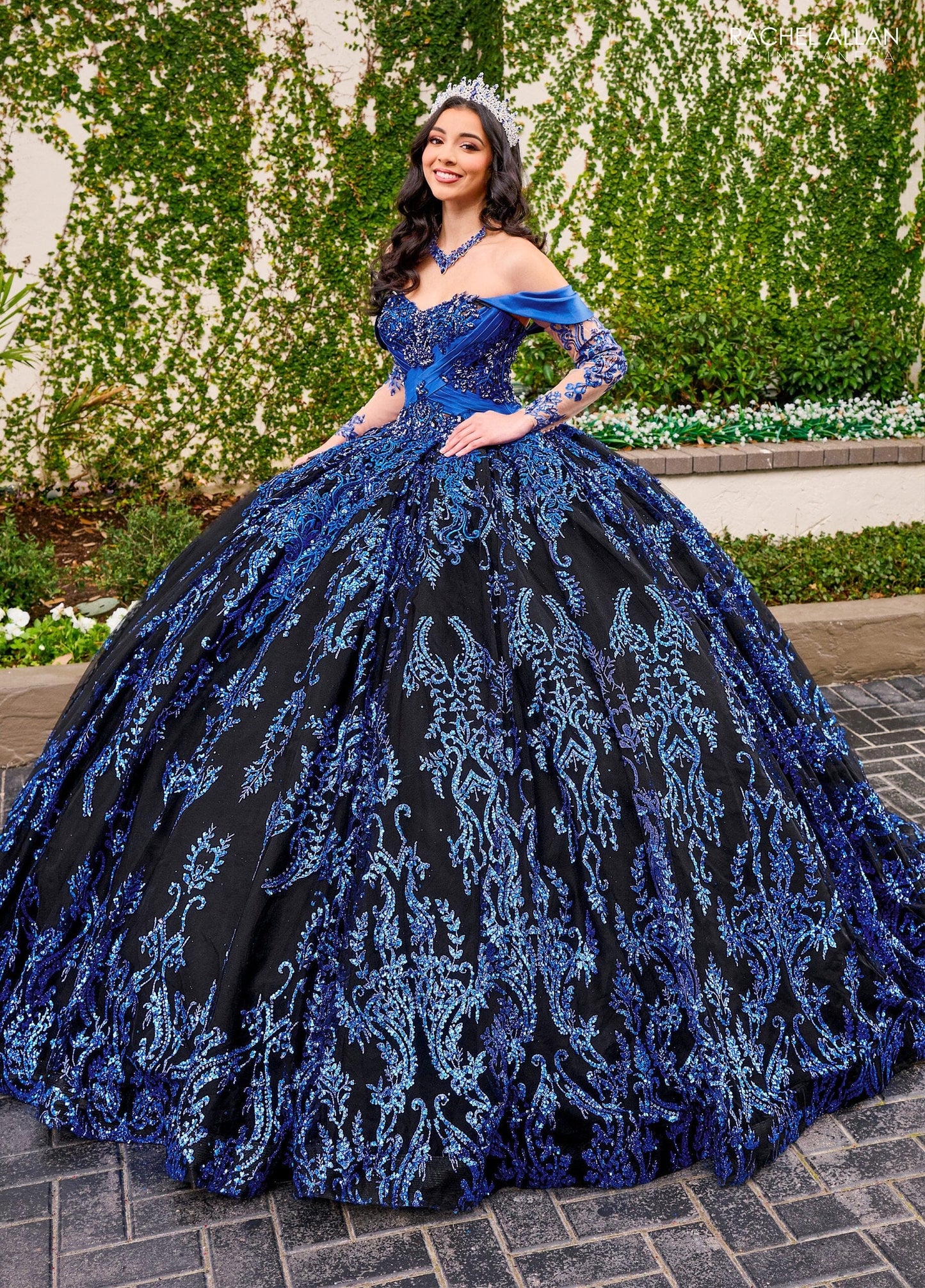 Rachel Allan RQ2194 Off Shoulder Quinceanera Dress