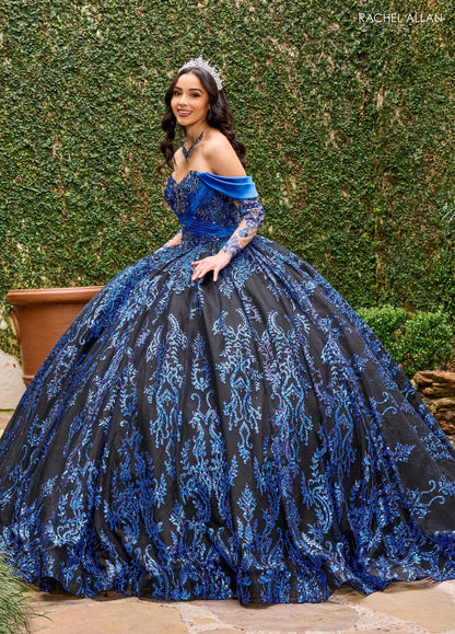 Rachel Allan RQ2194 Off Shoulder Quinceanera Dress