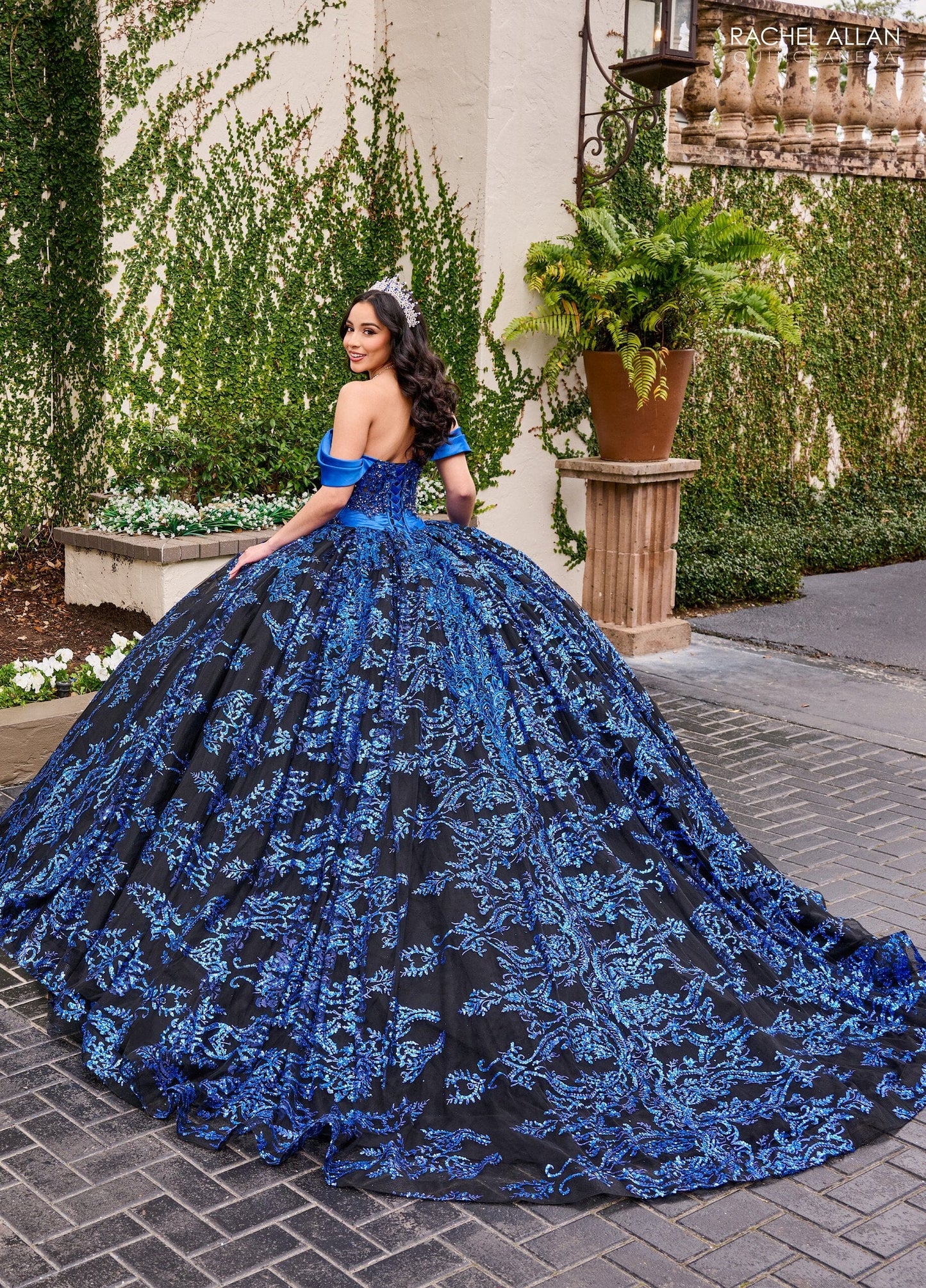 Rachel Allan RQ2194 Off Shoulder Quinceanera Dress