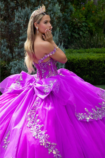 Off Shoulder Ruffled Ball Gown by GLS Gloria GL3548 - Quinceanera Dresses