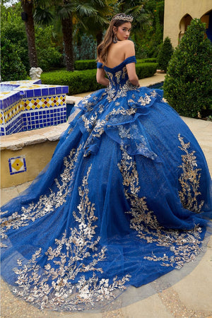 Off Shoulder Ruffled Ball Gown by GLS Gloria GL3552 - Quinceanera Dresses