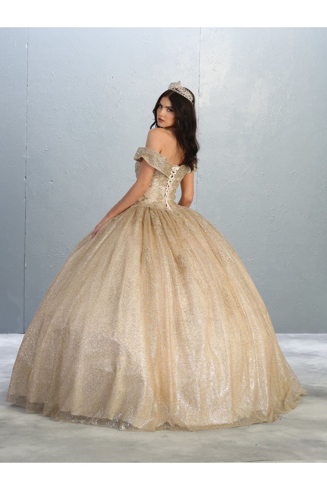 Layla K LK151 Off The Shoulder Quinceanera Dress And Plus Size