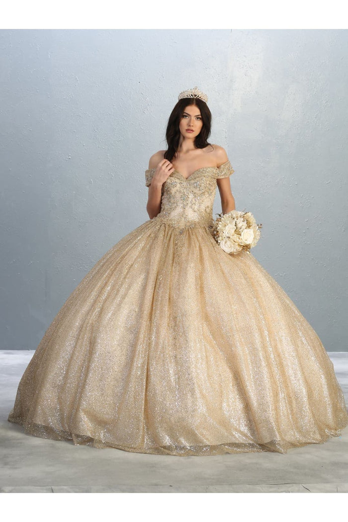 Layla K LK151 Off The Shoulder Quinceanera Dress And Plus Size