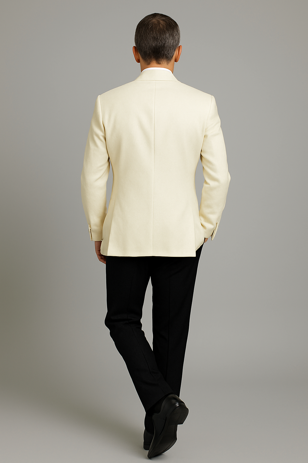 Ivory Double Breasted Tuxedo Dinner Jacket - Cream Dinner Jacket - Off White Tuxedo