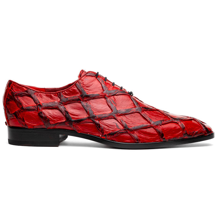 Marco_Di_Milano Olivieri Red Luxury Leather Shoe