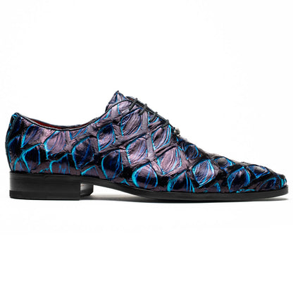 Marco Di Milano Olivieri - Royal Blue Leather Dress Shoe