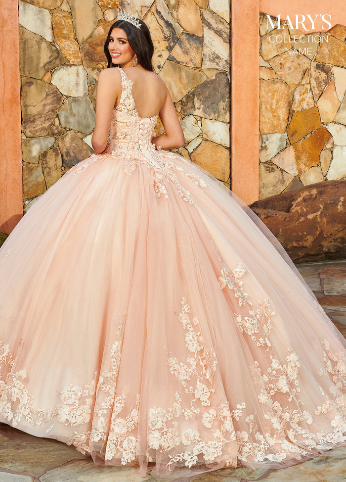 Mary's Bridal MQ2152 One Shoulder Quinceanera Dress
