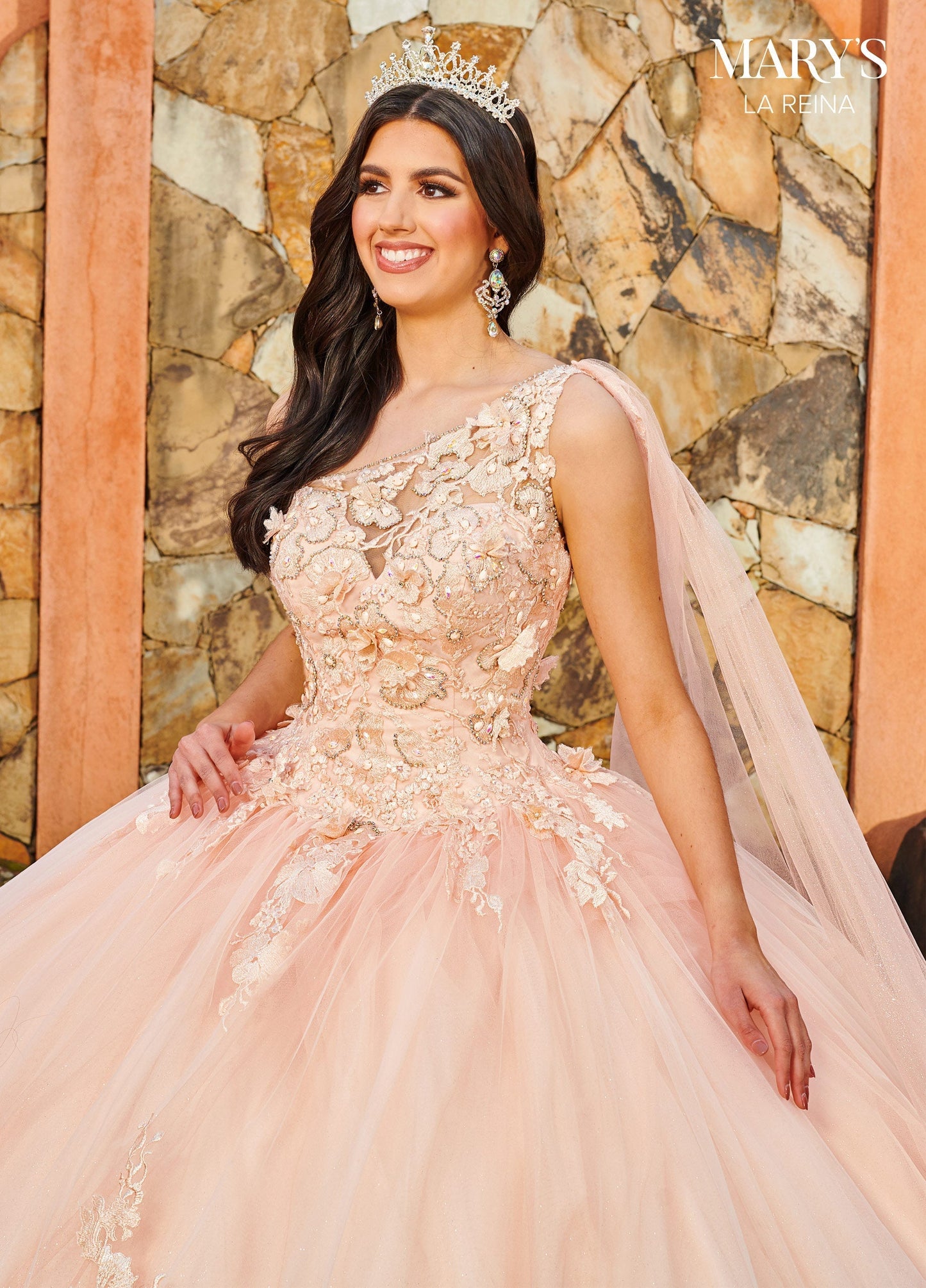 Mary's Bridal MQ2152 One Shoulder Quinceanera Dress
