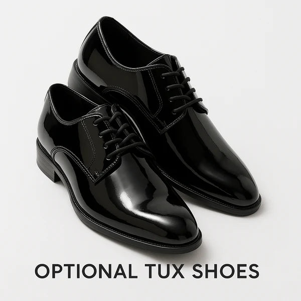 Red Paisley Notch Label Hybrid Fit Tuxedo Jacket - Wedding - Prom