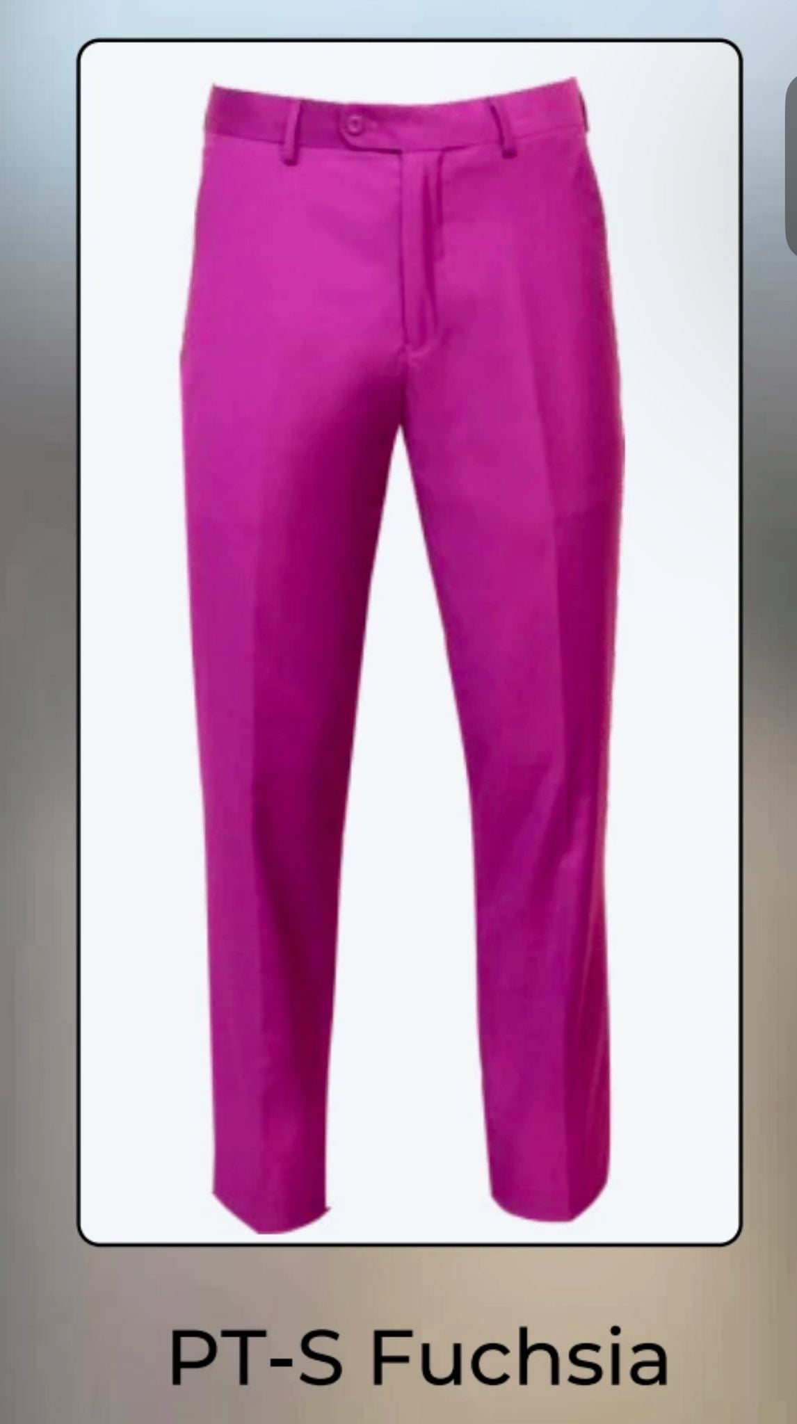 Mens Fuchsia Dress Pants  Slim Fit Stylish Formal Trousers for Parties in Hot Pink Color