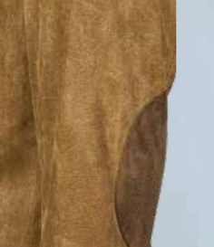 Men’s Camel Suede Cowboy Blazer with Elbow Patch – Camel Western Style Suede Sport Coat for Casual