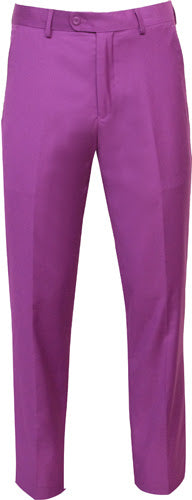 Mens Slim Fit Light Purple Dress Pants  Modern Formal Trousers for Business, Weddings and Parties