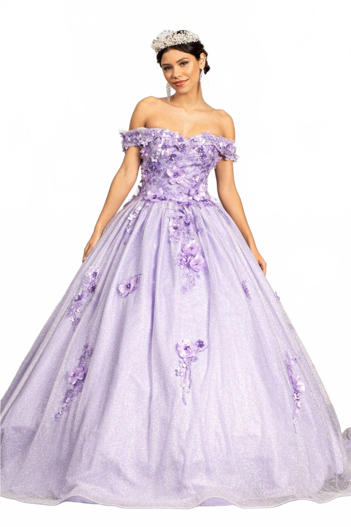 Floral Embroidered Gown by Elizabeth KGL1971