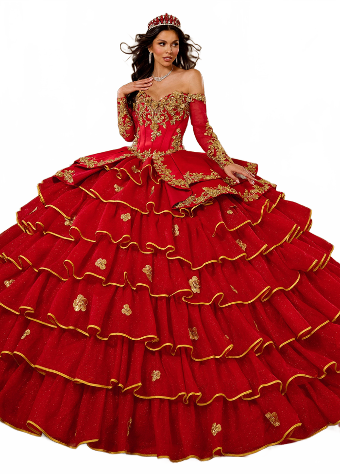 Rachel Allan RQ5012 Ruffled Charro Quinceanera Dress