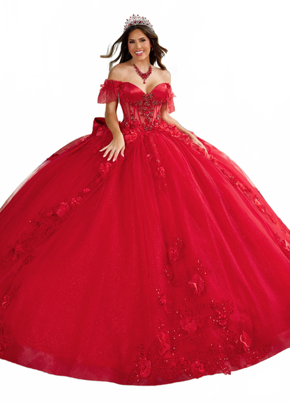 Rachel Allan RQ2220 Off Shoulder Quinceanera Dress