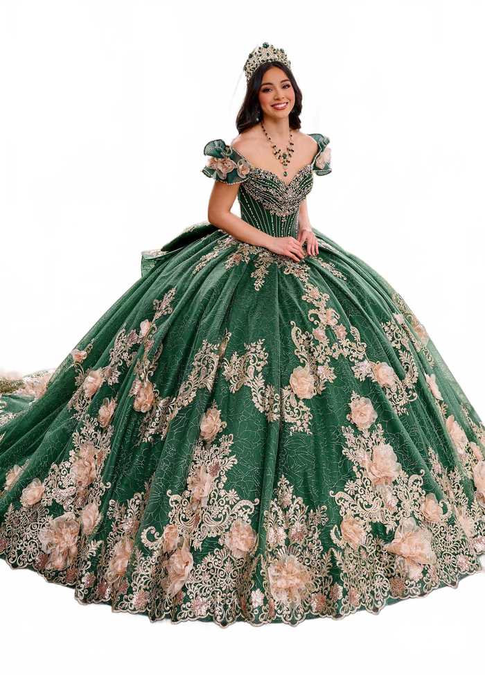 Rachel Allan RQ3133 Off Shoulder Quinceanera Dress