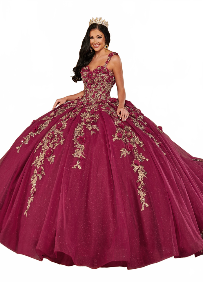 Alta Couture MQ3074 3D Floral Quinceanera Dress