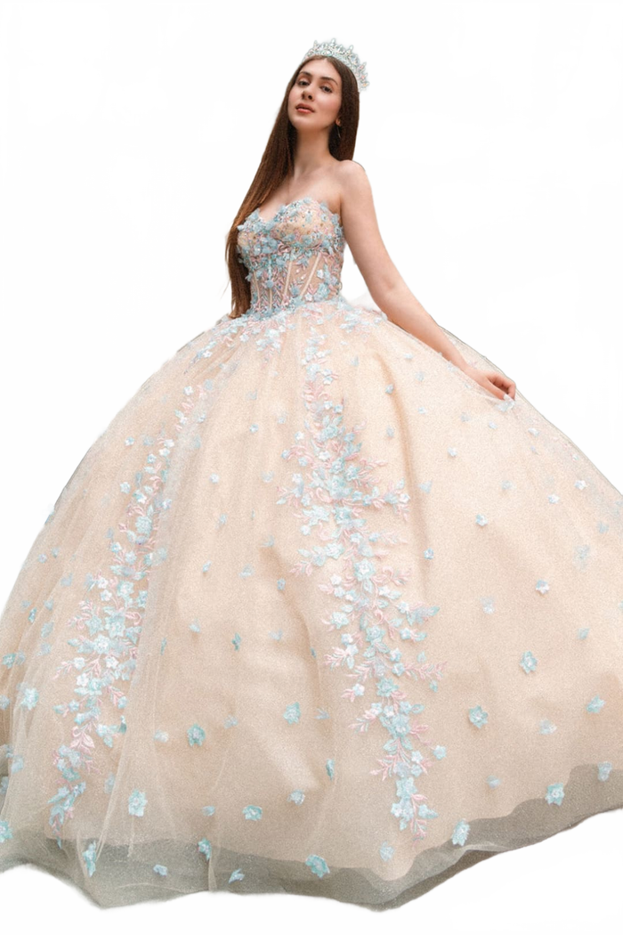 Off Shoulder Corset Ball Gown by GLS Gloria GL3504