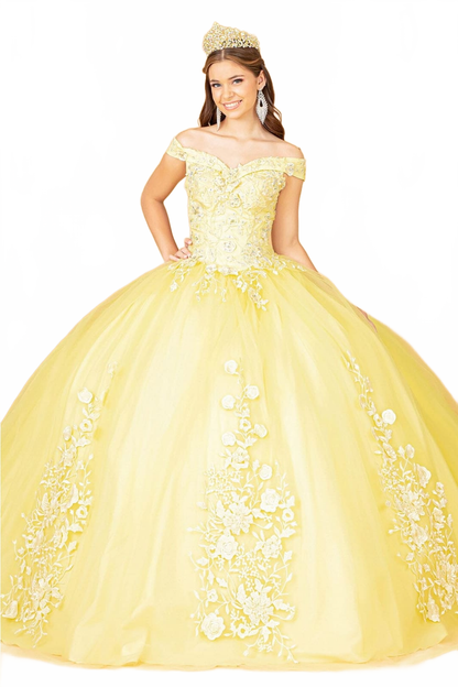 Yellow Ball Gown by Elizabeth K GL2802