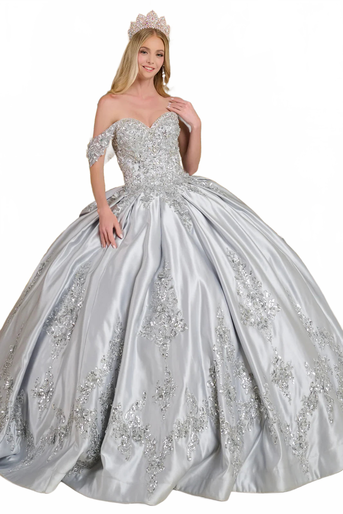 Satin Sweetheart Ball Gown by Elizabeth KGL3643