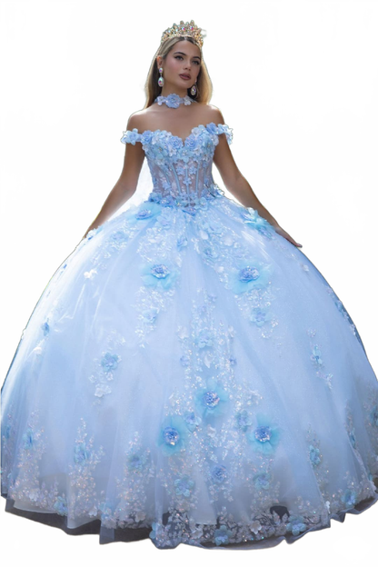 Off Shoulder Cape Ball Gown by GLS Gloria GL3611