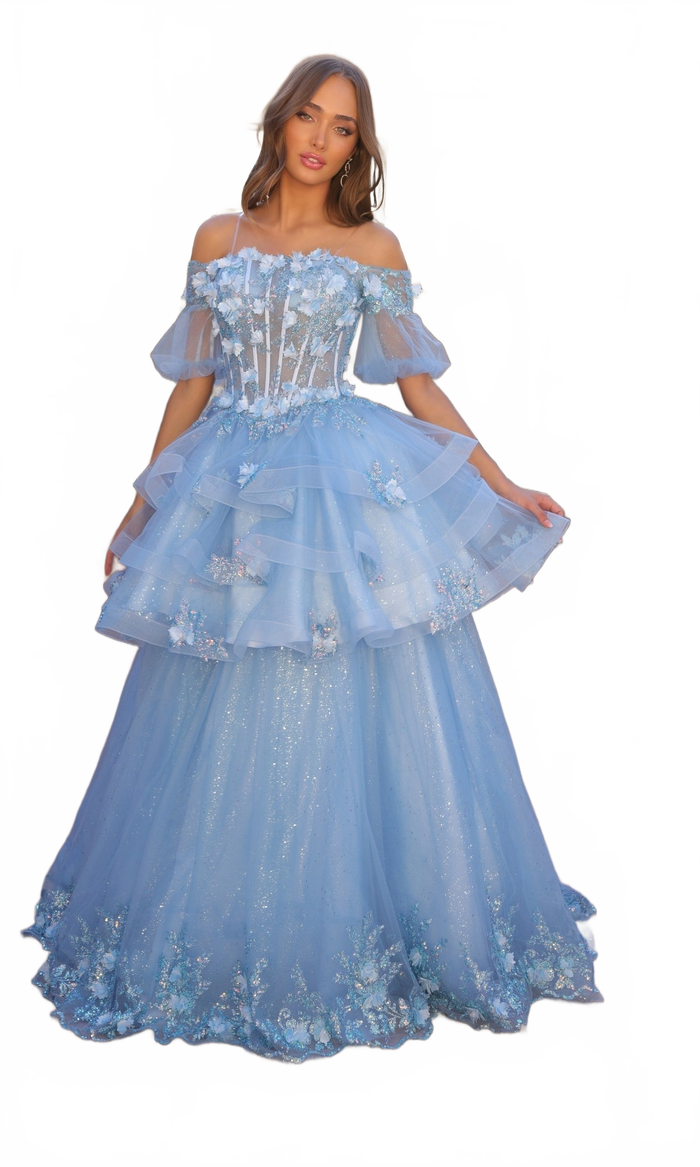 Nox Anabel H1360 Two Piece Quinceanera Dress Removable-Skirt Formal Ball Gown