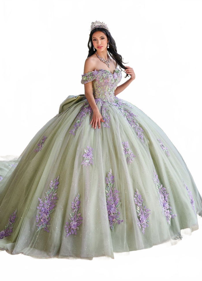 Rachel Allan RQ1153 Off Shoulder Quinceanera Dress