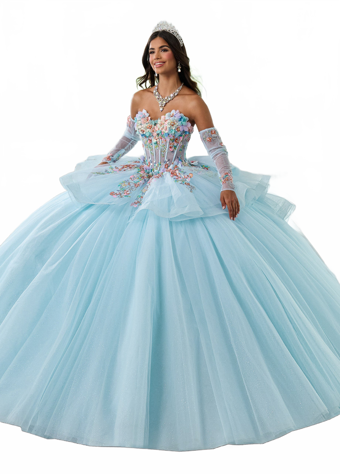Rachel Allan RQ1161 Long Sleeve Quinceanera Dress